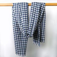 Unisex Fashion Houndstooth Imitation Cashmere Scarf sku image 4