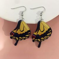 Fashion Mushroom Butterfly Arylic Women's Drop Earrings 1 Pair sku image 4