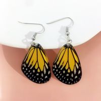 Fashion Mushroom Butterfly Arylic Women's Drop Earrings 1 Pair sku image 2
