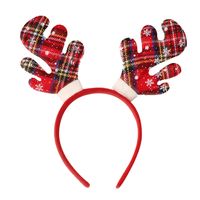 Christmas Cartoon Style Cute Antlers Plastic Party Festival Headband sku image 1