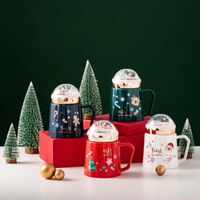 Navidad Lindo Árbol De Navidad Letra Estrella Cerámica A Diario Taza 1 Pieza sku image 8