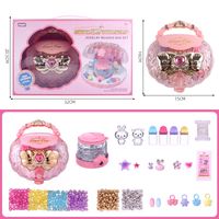 New Girls' Handmade Diy Pink Jewelry Ornament Toy sku image 2