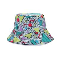 Women's Preppy Style Geometric Flat Eaves Bucket Hat sku image 3