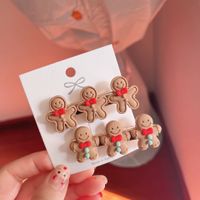 Cute Gingerbread Resin Hair Clip 1 Piece main image 1