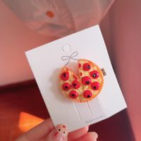 Cute Gingerbread Resin Hair Clip 1 Piece sku image 3