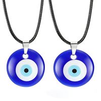 Fashion Devil's Eye Glass Unisex Pendant Necklace 1 Piece main image 1