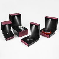 Simple Style Solid Color Composite Material Jewelry Boxes sku image 9