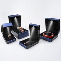 Simple Style Solid Color Composite Material Jewelry Boxes sku image 15
