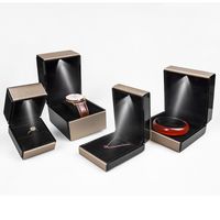 Simple Style Solid Color Composite Material Jewelry Boxes sku image 20