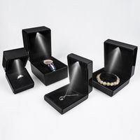 Simple Style Solid Color Composite Material Jewelry Boxes sku image 12