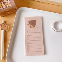 Cute Cartoon Student Paper Handwritten Message Portable Notebook sku image 5
