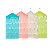 Mode Couleur Unie Plastique Polyester Sac De Rangement main image 4