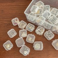 Simple Portable Small Plastic Storage Case Jewelry Box main image 1