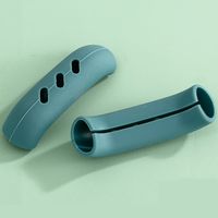Simple Style Solid Color Silica Gel Heat Insulation Pot Handle Holder 1 Piece sku image 2