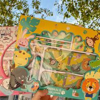 Cute Cartoon Portable Stationery Set Student School Supplies Wholesale main image 6
