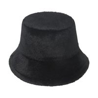 Unisex Fashion Solid Color Flat Eaves Bucket Hat main image 5