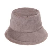 Unisex Fashion Solid Color Flat Eaves Bucket Hat sku image 2