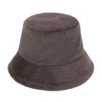 Unisex Fashion Solid Color Flat Eaves Bucket Hat sku image 6
