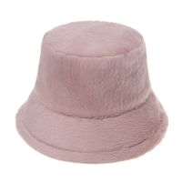 Unisex Fashion Solid Color Flat Eaves Bucket Hat main image 2