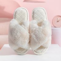 Women's Casual Solid Color Open Toe Cotton Shoes sku image 9