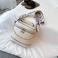 Women's Large Pu Leather Solid Color Fashion Bucket Zipper Bucket Bag main image 3