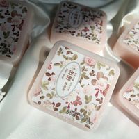 Fashion Solid Color Rose Essential Oil Soap main image 2