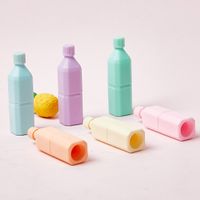 6 Color Mineral Water Bottle Student  Stationery Fluorescent Pen1 Pcs main image 4