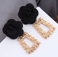 Fashion Flower Alloy Plating Women's Drop Earrings 1 Pair sku image 1