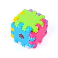 Creative Étudiant Papeterie Simple Cube Crayon Taille-crayon sku image 1