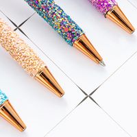 Cute Cartoon Multicolor Sequins Retractable Pressing Ballpoint Pen  1 Pcs main image 5
