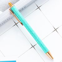 Retro Metal Pressing Gold Powder Ballpoint Pen sku image 30