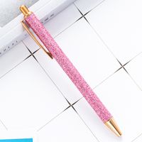 Creative Student Stationery Gold Powder Pressing Ballpoint Pen 1 Pcs sku image 10