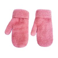 Women's Fashion Solid Color Imitation Mink Fleece Gloves 1 Pair main image 5