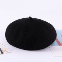 Women's Fashion Solid Color Sewing Eaveless Beret Hat sku image 9