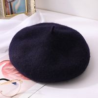Women's Fashion Solid Color Sewing Eaveless Beret Hat sku image 11
