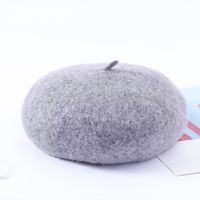 Women's Fashion Solid Color Sewing Eaveless Beret Hat sku image 13