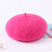 Women's Fashion Solid Color Sewing Eaveless Beret Hat sku image 14