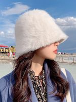 Women's Fashion Solid Color Sewing Eaveless Bucket Hat main image 6