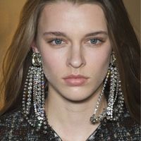 Fashion Tassel Alloy Plating Inlay Rhinestones Women's Drop Earrings 1 Pair main image 1