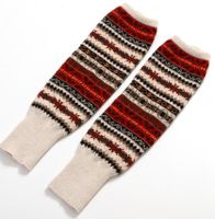 Frau Basic Streifen Wolle Polyacrylnitril-faser Jacquard Ankle Socken main image 3