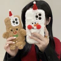 Cute Gingerbread Snowman Plush   Phone Accessories main image 1