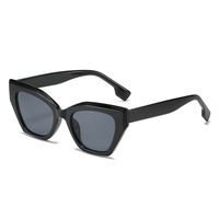 Fashion Plaid Ac Cat Eye Full Frame Women's Sunglasses sku image 2