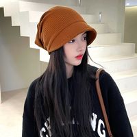 Women's Fashion Solid Color Sewing Beanie Hat sku image 4