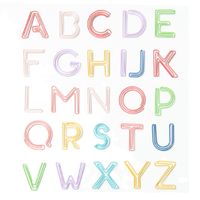 Color Letter Special-shaped Creative Student Simple Paper Clip main image 4
