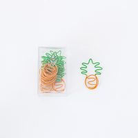 Creative Cartoon Carrot Fruit Christmas Colored Special-shaped Paper Clip sku image 19