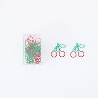 Creative Cartoon Carrot Fruit Christmas Colored Special-shaped Paper Clip sku image 16