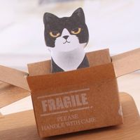 Cute Cartoon Foldable Carton Cat Small Sticky Note sku image 3