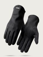 Unisex Fashion Solid Color Faux Suede Gloves 1 Pair main image 2