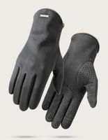 Unisex Fashion Solid Color Faux Suede Gloves 1 Pair main image 3