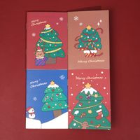 Cartoon Christmas Portable Christmas Tree Christmas Socks Notebook Style Random sku image 2